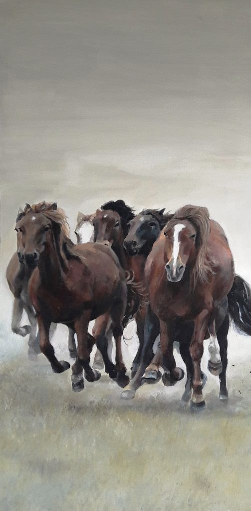paard laten schilderen